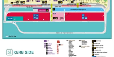 Międzynarodowy port lotniczy кемпеговда mapie