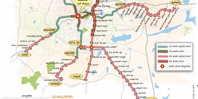 Działka metra намма 2 trasy na mapie